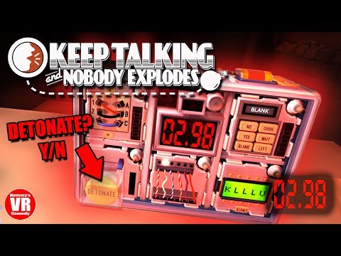Bomb defusing in VR - Keep Talking and Nobody Explodes