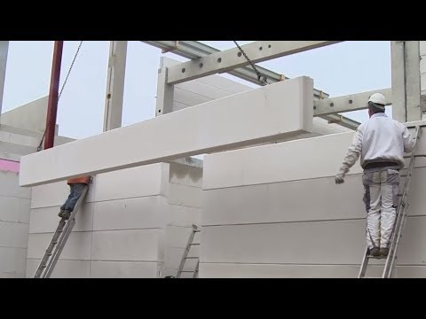 AAC application of reinforced AAC load bearing panels