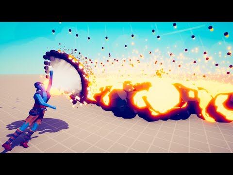 OP GOD BOMB THROWER vs ARMY OF UNITS ► Totally Accurate Battle Simulator TABS