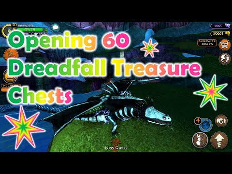 Opening 60 Dreadfall Treasure Chests - School of Dragons