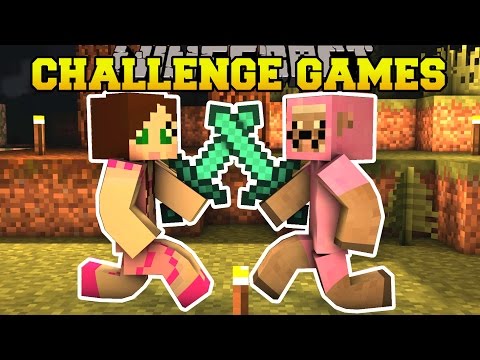 Minecraft: PINK SHEEP VS GAMINGWITHJEN CHALLENGE GAMES - Lucky Block Mod - Modded Mini-Game