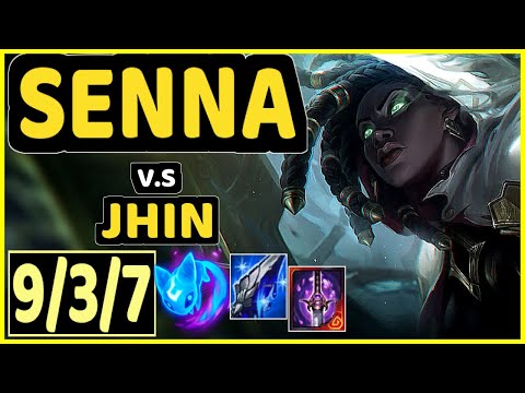 FREEZE (SENNA) vs JHIN - 9/3/7 KDA BOTTOM ADC GAMEPLAY - EUW Ranked GRANDMASTER