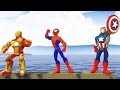 Mickey Mouse Spider Man Incredible Hulk And Captain America Marvel Video With Song For Kids