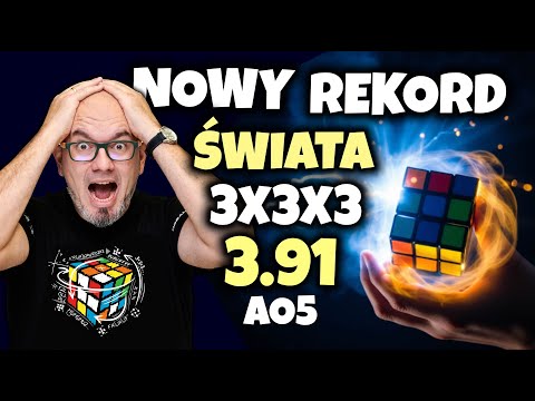 NOWY rekord Świata 3x3x3! 3.91 HISTORYCZNA bariera przełamana CFOP!