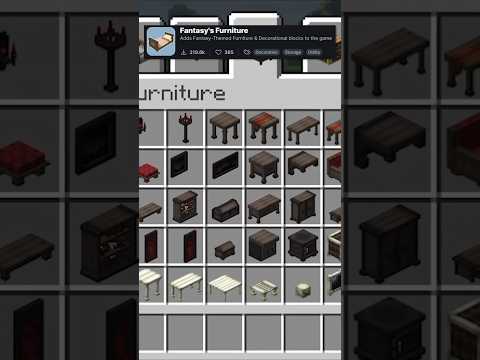 3 FURNITURE Mods for Minecraft! #minecraft