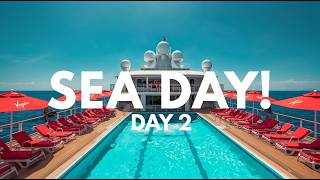 Sea Day on Scarlet Lady! | Virgin Voyages Cruise Day 2