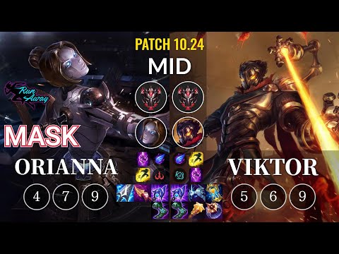 RNW Mask Orianna vs Viktor Mid - KR Patch 10.24