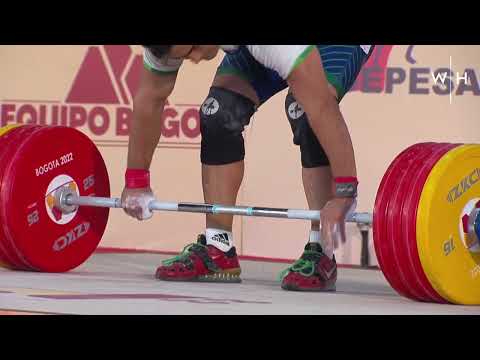 Rejepov Rejepbay 209kg clean and jerk World record attempt | 2022 World Weightlifting Championships
