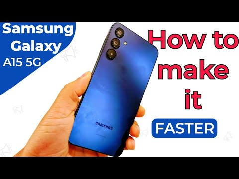 How to Speed up the Samsung Galaxy A15 5G | Faster Performance!