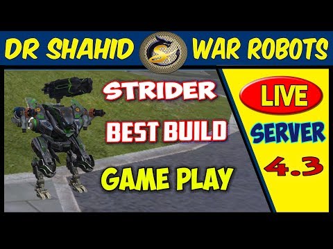 War Robots | Best Strider Build Game Play WR