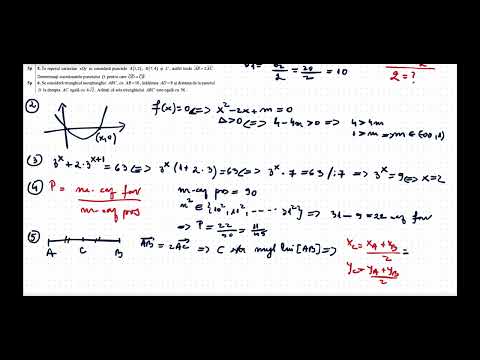 Rezolvarea Simulării Examenului de Bacalaureat, 2025, Mate-Info