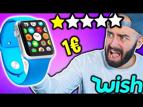 UNBOXING APPLE WATCH da 1€ di WISH *esplode?* - OFFERTE WISH