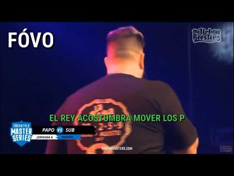 PAPO vs SUB MINUTAZO a sangre con LETRA | FMS ARGENTINA 2019 🇦🇷 J6