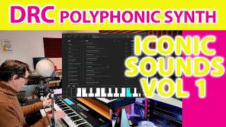 Video thumbnail for DRC Polyphonic Synthesizer ICONIC Sounds Vol 1 NO TALKING by Andrew G Dugros