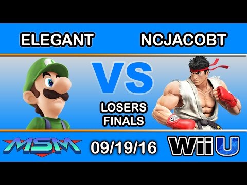 MSM 66 - eM | Elegant (Luigi) Vs. SCB | NCJacobT (Ryu) Losers Finals - Smash Wii U