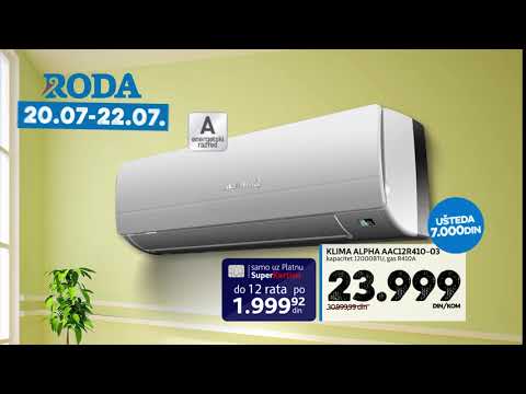 Roda I Popust na Alpha klimu 20.07 - 22.07.2018.