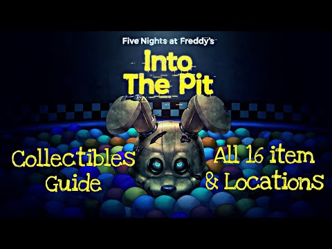 FNAF Into The Pit All in One Collectibles Guide l All 10 Arcade Parts, 5 Dad Items & 1 Strange photo