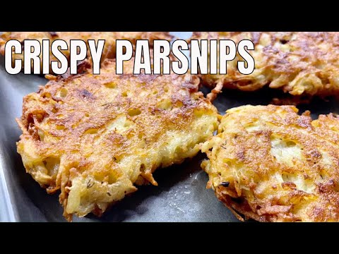 Crispy parsnip and potato fritters/ how to make parsnip and potato fritters / easy parsnip recipe