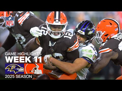 Baltimore Ravens vs. Cleveland Browns Game Highlights | NFL 2025 Season Week 11