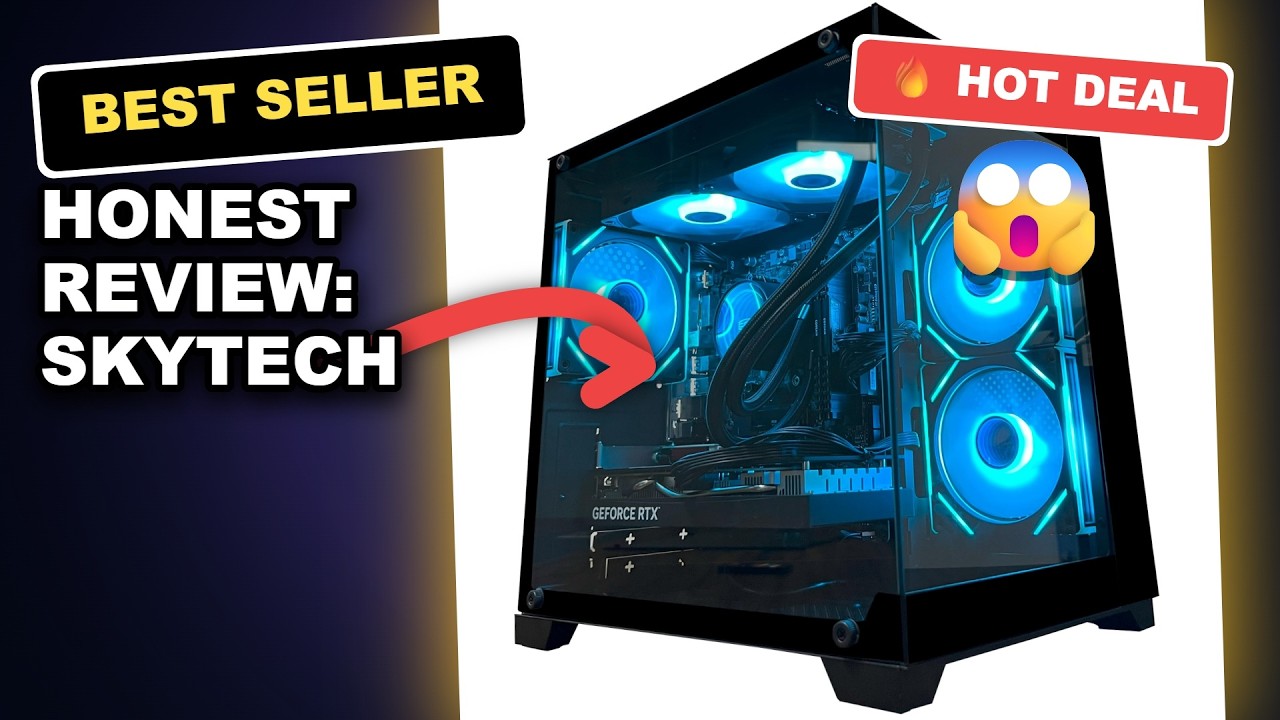 Honest Review: Skytech Gaming Crystal Desktop with AMD Ryzen 7 5700, NVIDIA RTX 5060, 1TB NVMe SSD review video