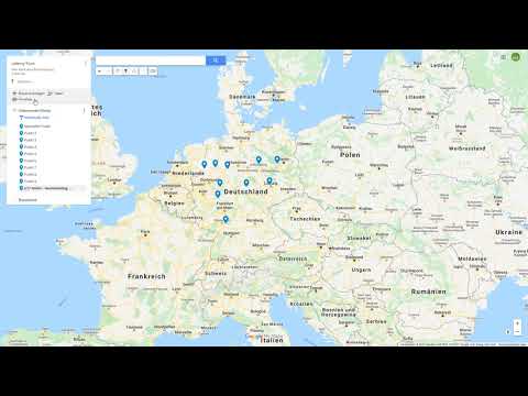 Import von Standorten (aus einer Tabelle) in Google My Maps