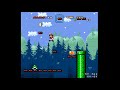 SMW Custom Level Mountain Side View Both Exits