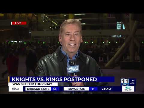 Ron Futrell live before Knights vs. Lightning game at T-Mobile Arena. Dec 21, 2021