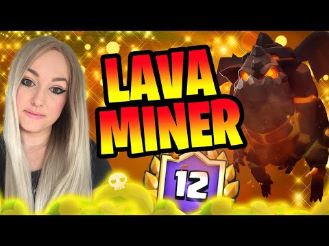 BEST LAVA HOUND MINER DECK by Vucko for 12 WINS in GRAND CHALLENGE in Clash Royale 2020!