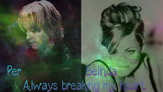 🎸 Belinda Carlisle and Per Gessle Always breaking my heart 🎸