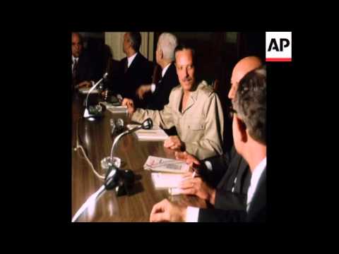 LIB 17-10-73 EGYPTIAN EMERGENCY CABINET MEETING