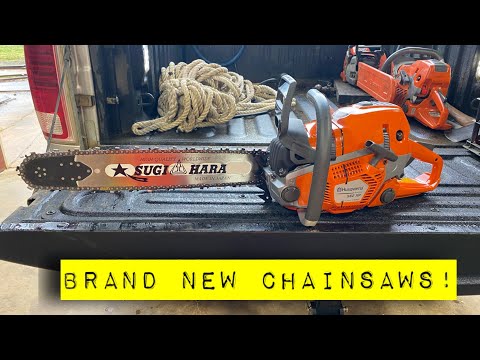 3 brand new chainsaws!