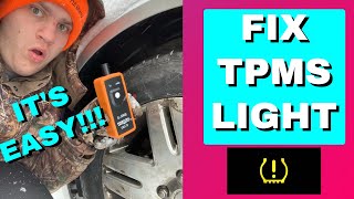 How to Reset TPMS Tire Pressure Monitoring System on GM Chevy Vehicles