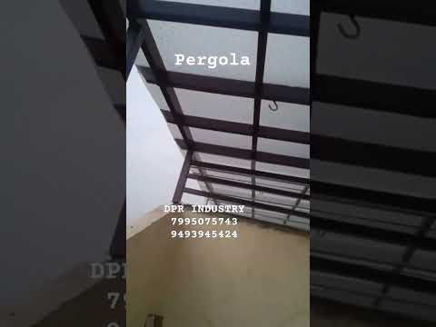 Pergola shed in polycarbonate sheet  Fabrication Service