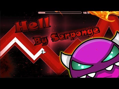 Geometry Dash: HeLL (M3DIUM DEMON) by Serponge & Shig