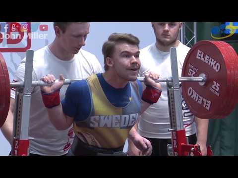 Alexander Eriksson - 1st Place 717.5kg Total - 74kg Class 2019 EPF Classic Open
