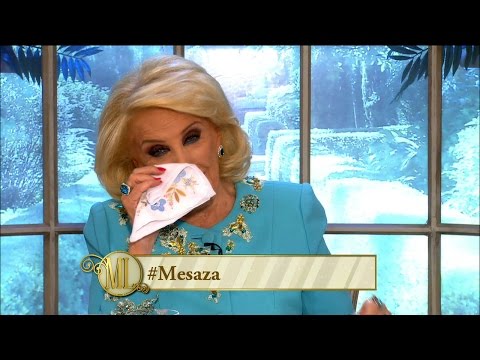 Mirtha Legrand was moved to tears by Ángela Torres.