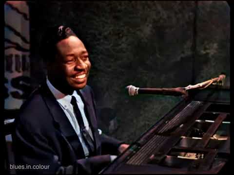 Otis Spann - Spann's Blues live [Colourised] 1963