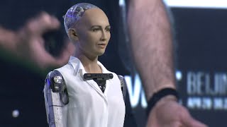 Human-Like Robot Steals Show at GMIC 2016 in Beijing
