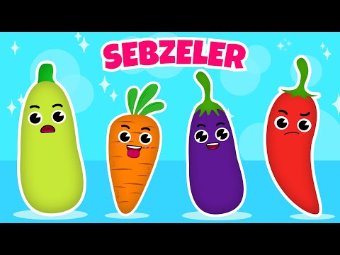 Meyve ve Sebzeleri Öğreniyorum 🥕🍅 Sebzeler Şarkısı 🎶 Eğitici Bebek ve Çocuk Şarkıları 👶