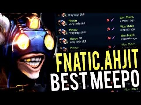 Fnatic.AhJit - New World's Best Meepo Player?