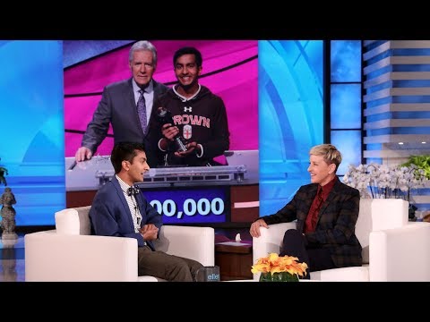 エレン、アレックス・トレベックを感動させた「ジョパーディ！」の出場者に会う (Ellen Meets ‘Jeopardy!’ Contestant Who Made Alex Trebek Emotional)