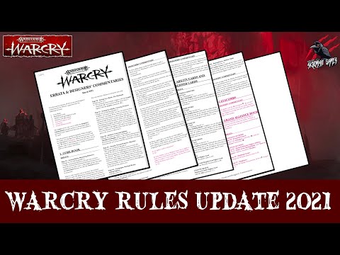 WARCRY RULES UPDATE 2021 - Important Changes To Abilities & Campaign Updates - Warhammer Errata 2021
