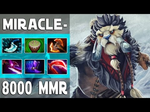 DOTA 2 - MIRACLE TUSK GAMEPLAY 8000MMR