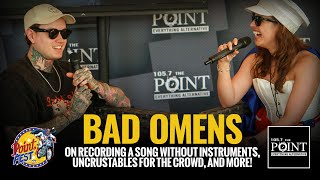 BAD OMENS: Noah Sebastian on creating &quot;The Death Of Peace Of Mind&quot; without instruments &amp; more!