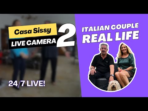 🔴 24/7 LIVE: Italian Couple Real Life - Uncut & Unscripted - Casa Sissy CAM 2