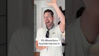 When you wanna sing Kpop Demon Hunters…even if you die trying ☠️🎤 #kpopdemonhunters #golden #funny