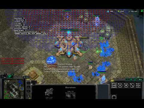 My Banshee AI Pathfinding - Starcraft 2