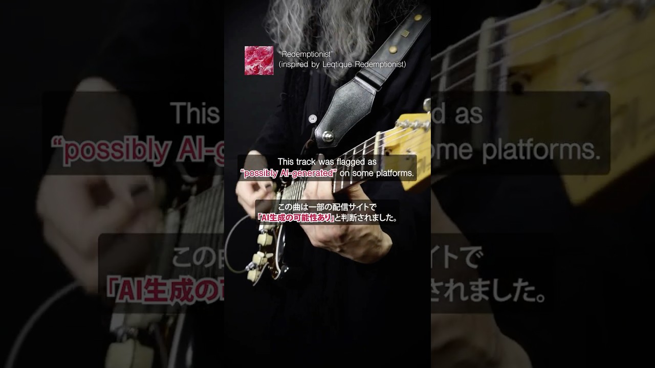 Flagged as AI — Played on Guitar | Redemptionist