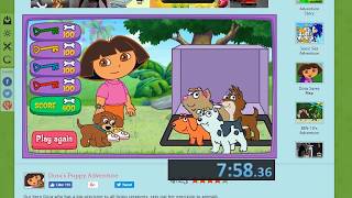 Dora's Puppy Adventure - 100% World Record - 7:58.36