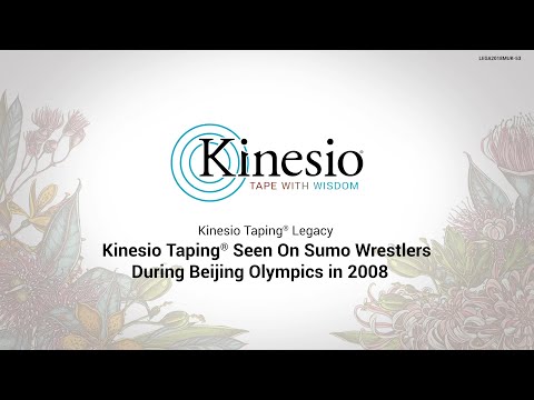Kinesio Taping®  Seen On Sumo Wrestlers During Beijing Olympics In 2008